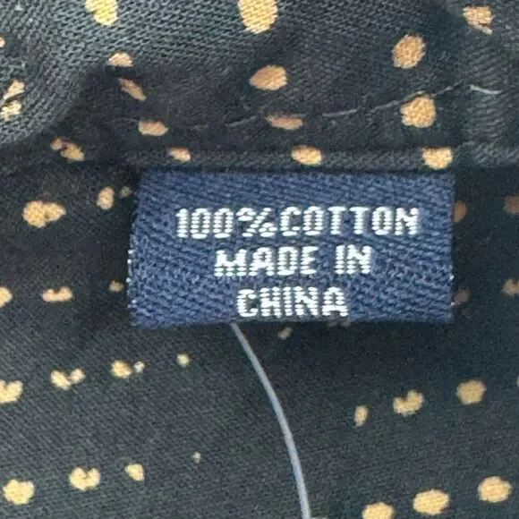 REYN SPOONER Shirt Mens L Button Down Coco Dots Flap Pocket Long Sleeve NWT - Picture 9 of 12